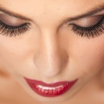 57194145 - makeup and artificial eyelashes